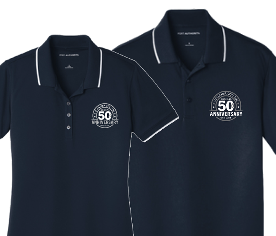 CCG 50th - polo, navy, men's