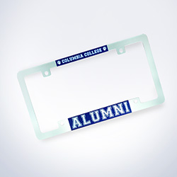Columbia College Alumni Metal License Plate Cover