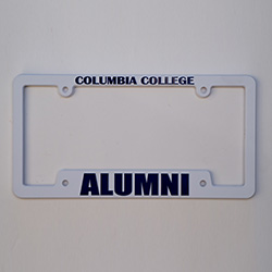 Columbia College Alumni Plastic License Plate Cover