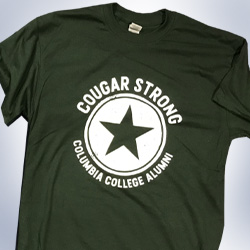 CC Alumni Military T-Shirt- Forest Green